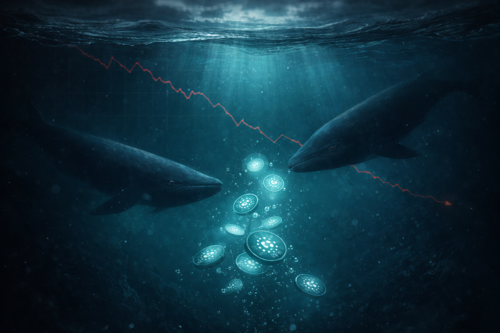 Cardano Sharks & Whales Quietly Accumulate 819M ADA Amid Price Decline