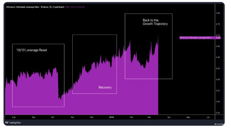 Ethereum Estimated Leverage on Binance