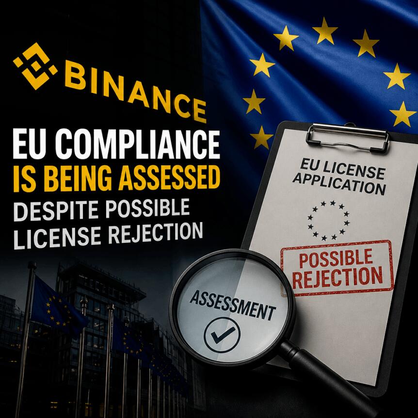 Binance Says Eu Compliance Is Being Assessed Despite Possible License Rejection